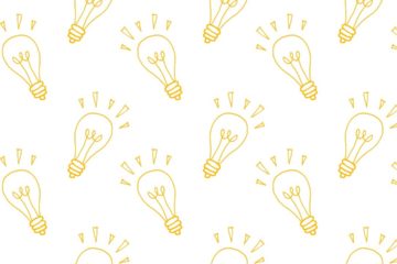light bulb, doodle, background