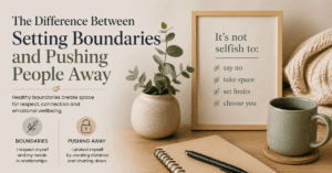 The Difference Between Setting Boundaries and Pushing People Away