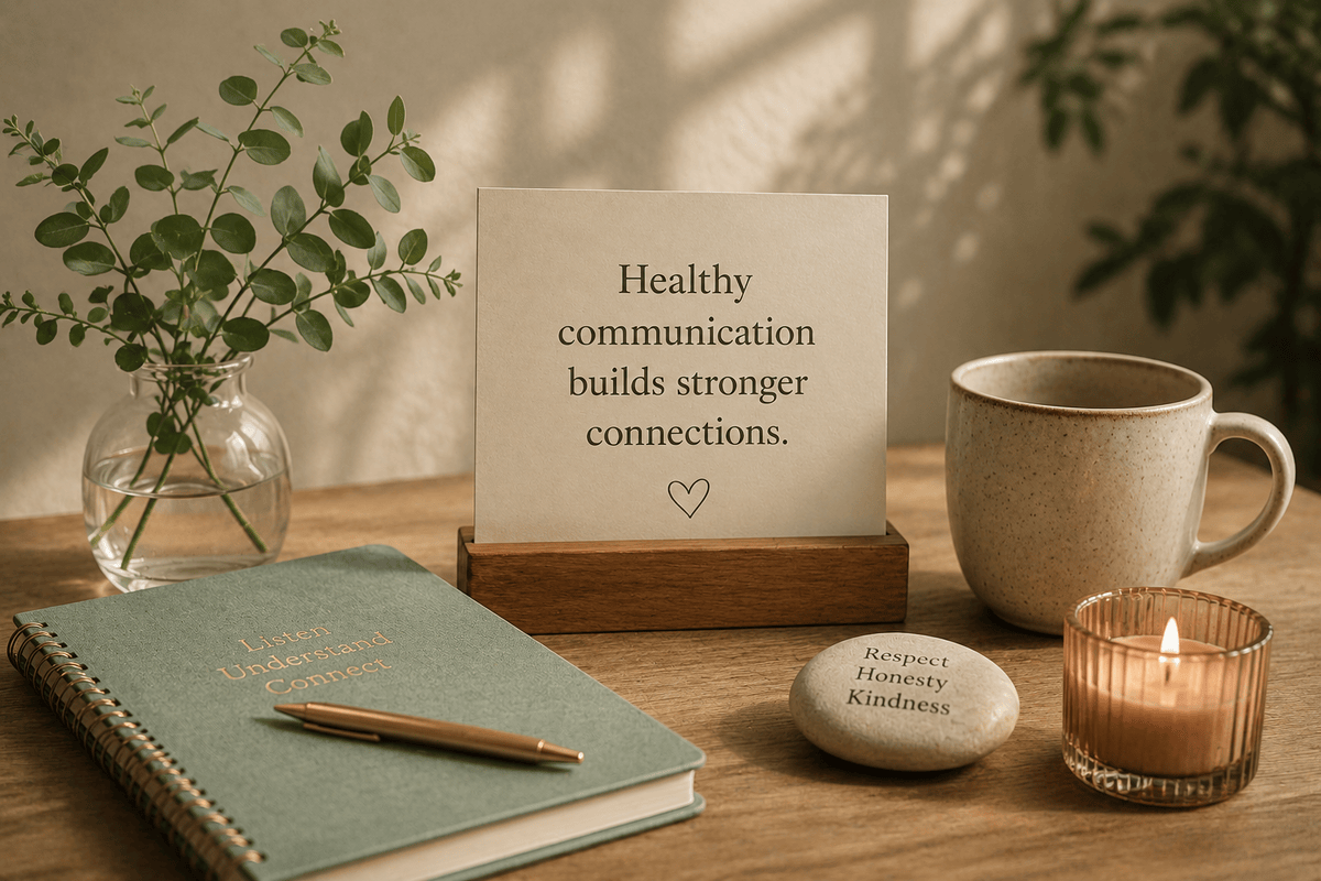What does healthy communication in relationships look like?
